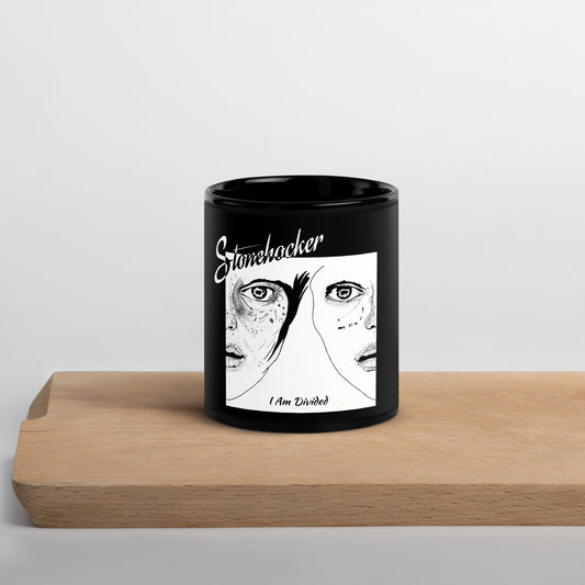 "I Am Divided" Official Black Glossy Mug