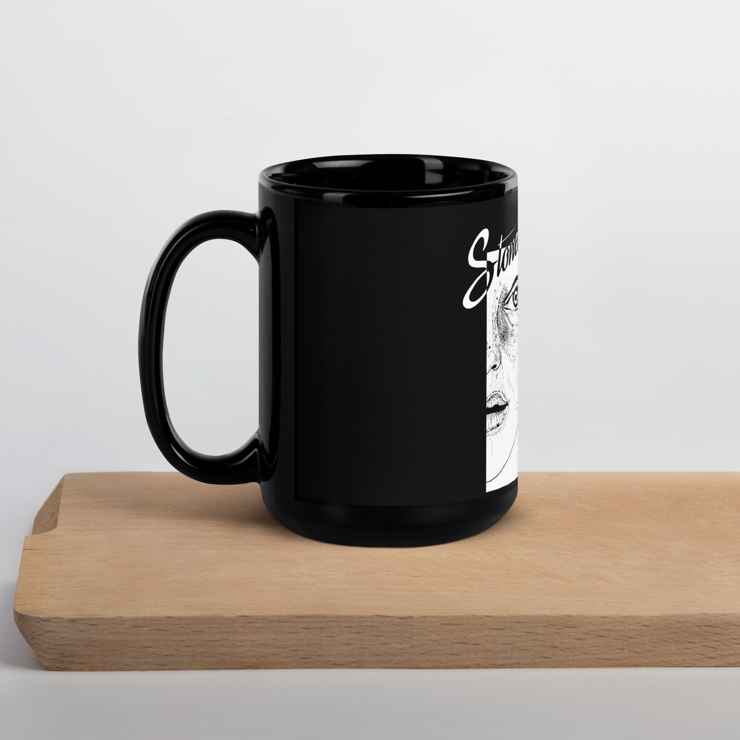 "I Am Divided" Official Black Glossy Mug