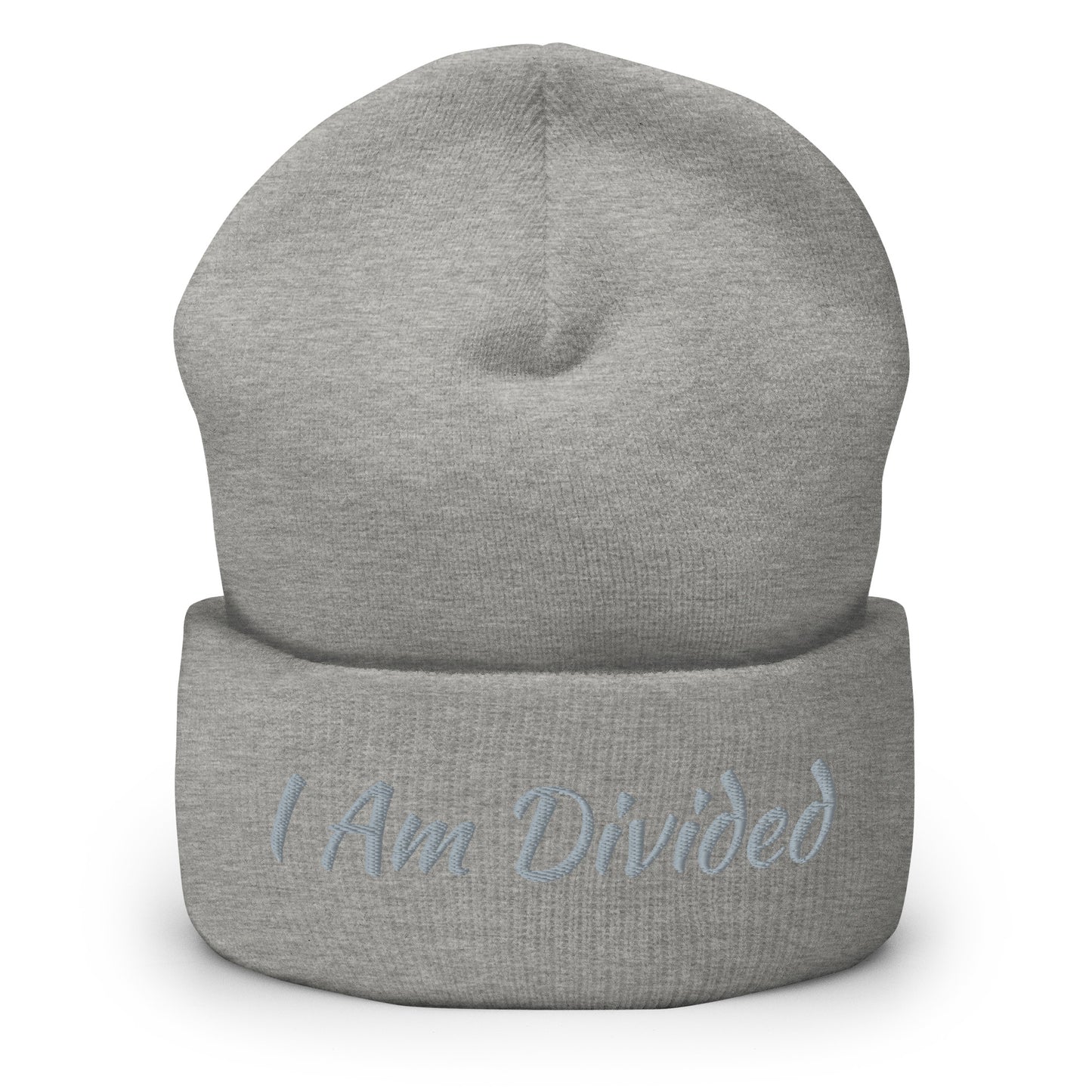 Beanie mit Bündchen und „I Am Divided“-Logo