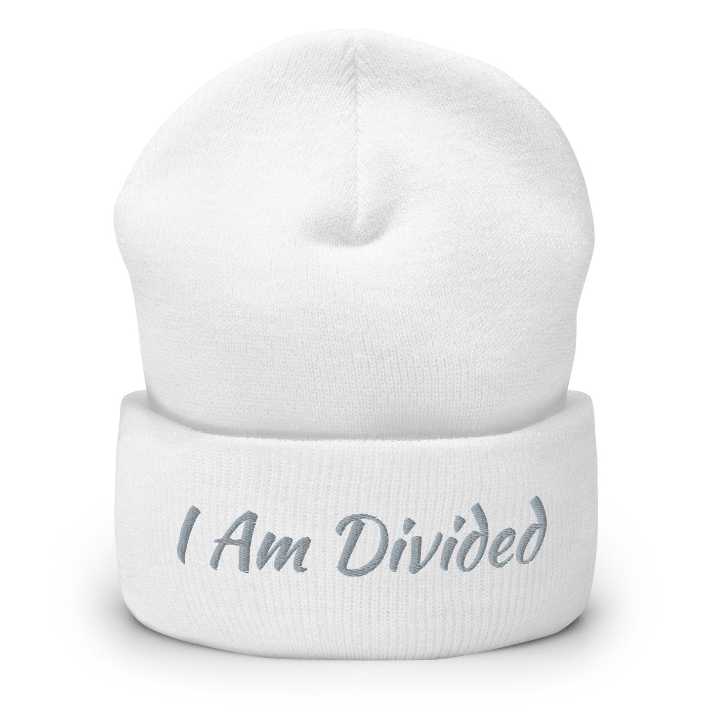 Beanie mit Bündchen und „I Am Divided“-Logo