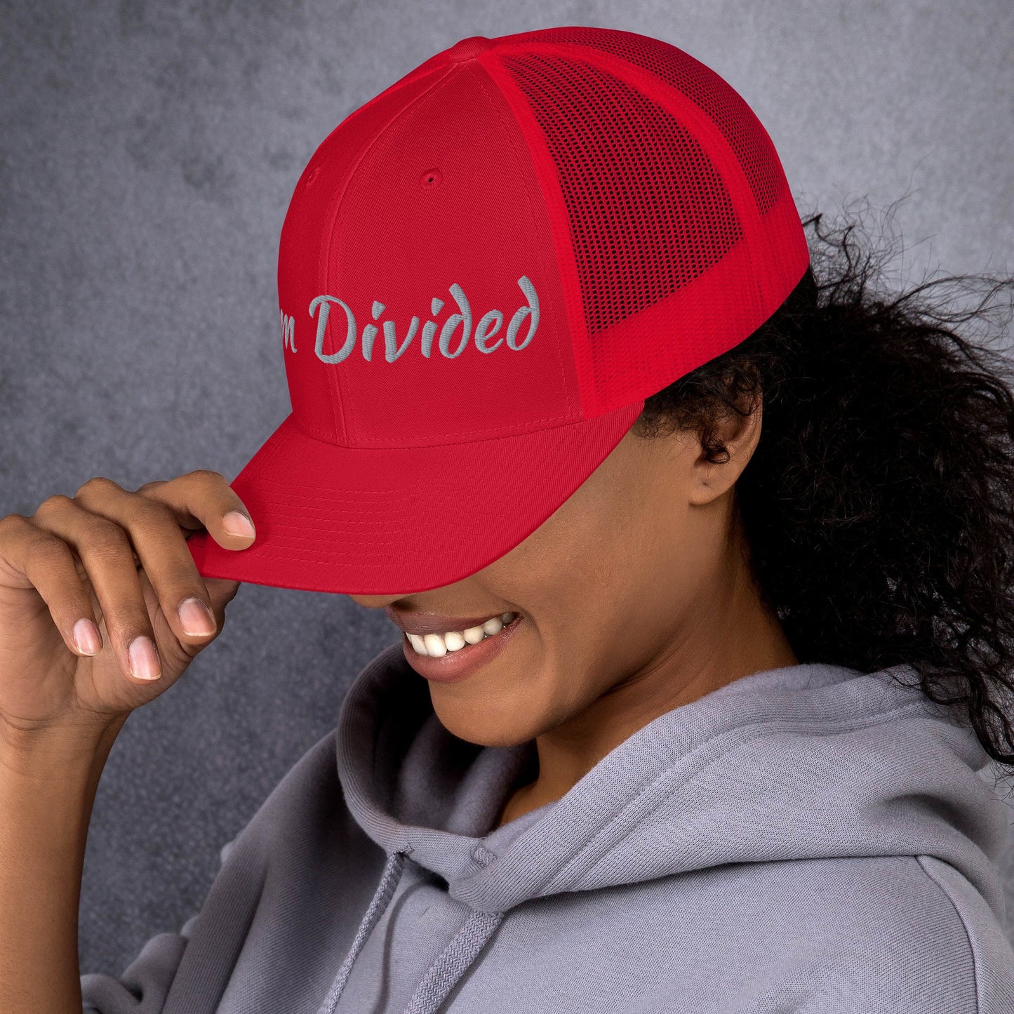 "I Am Divided" Logo Trucker Cap