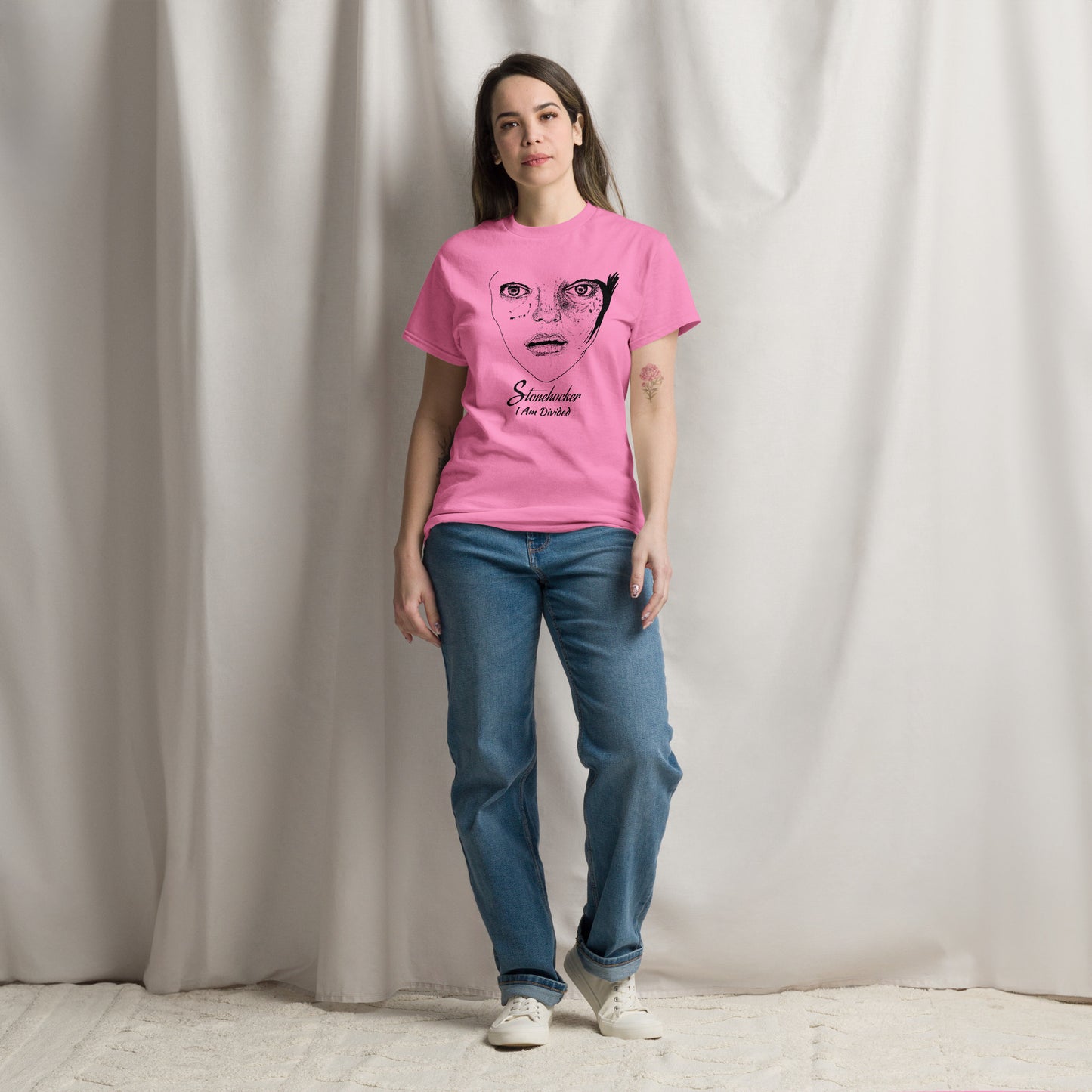 "I Am Divided" Kunst Unisex klassisches T-Shirt