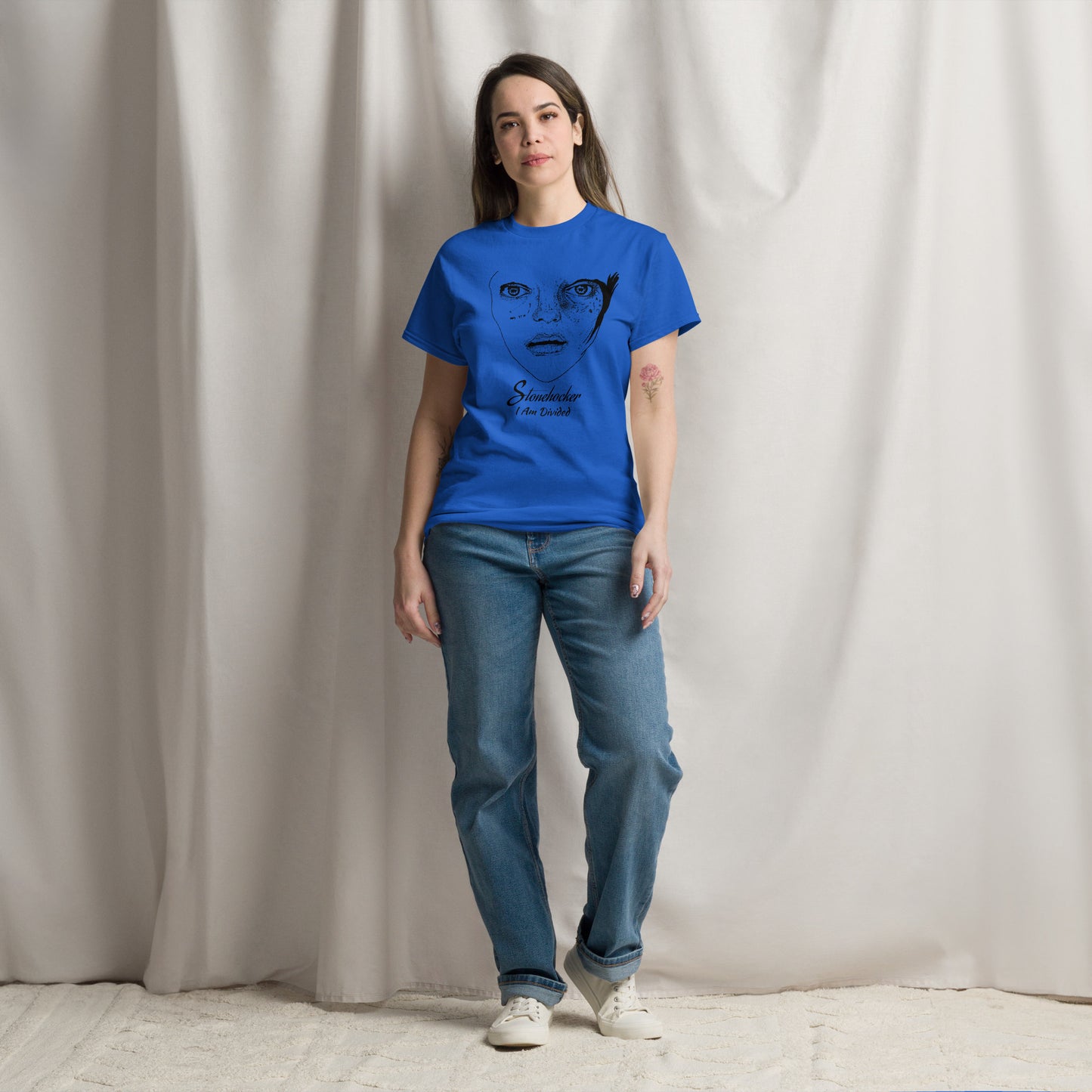 T-shirt classique unisexe « Je suis divisé »