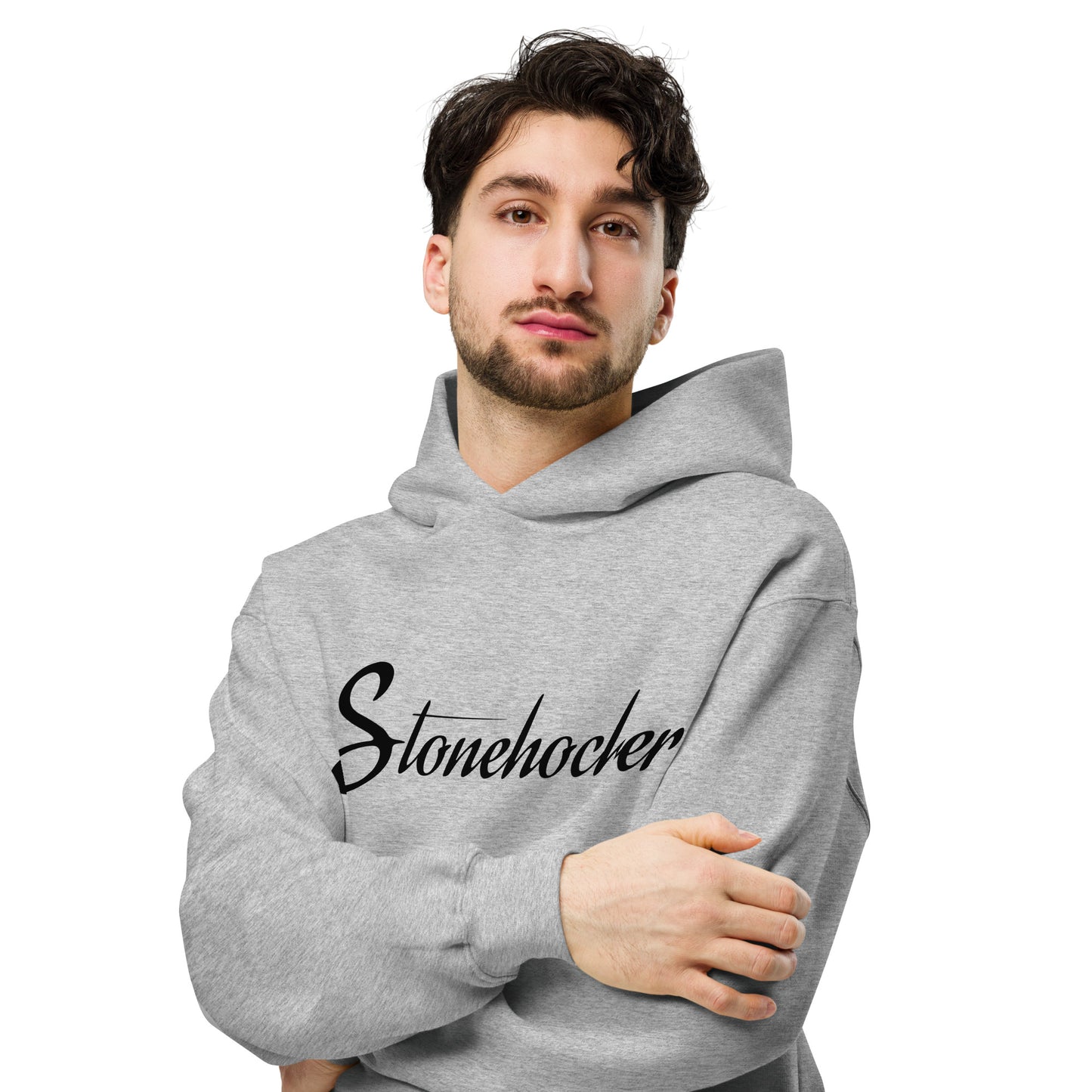 Sweat à capuche surdimensionné unisexe Stonehocker