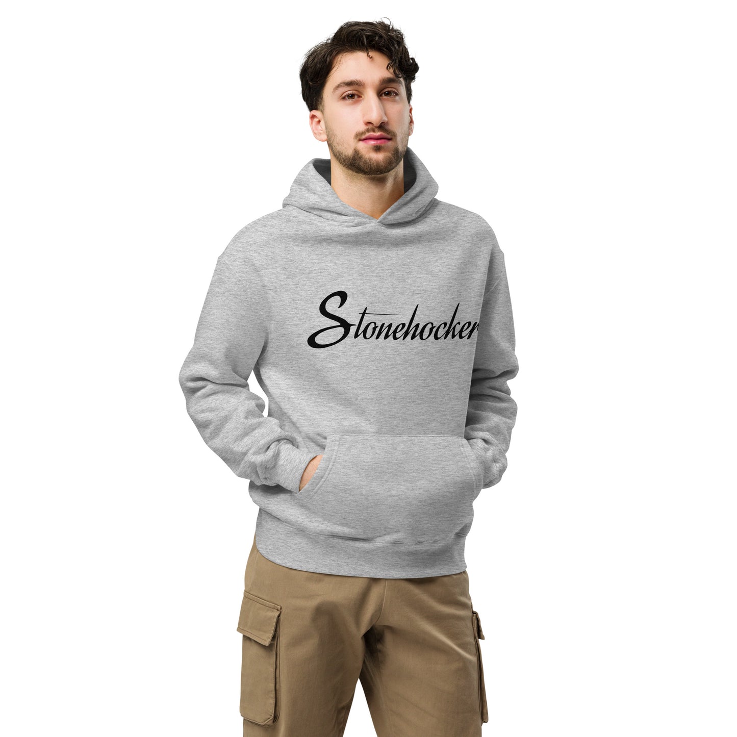 Sweat à capuche surdimensionné unisexe Stonehocker