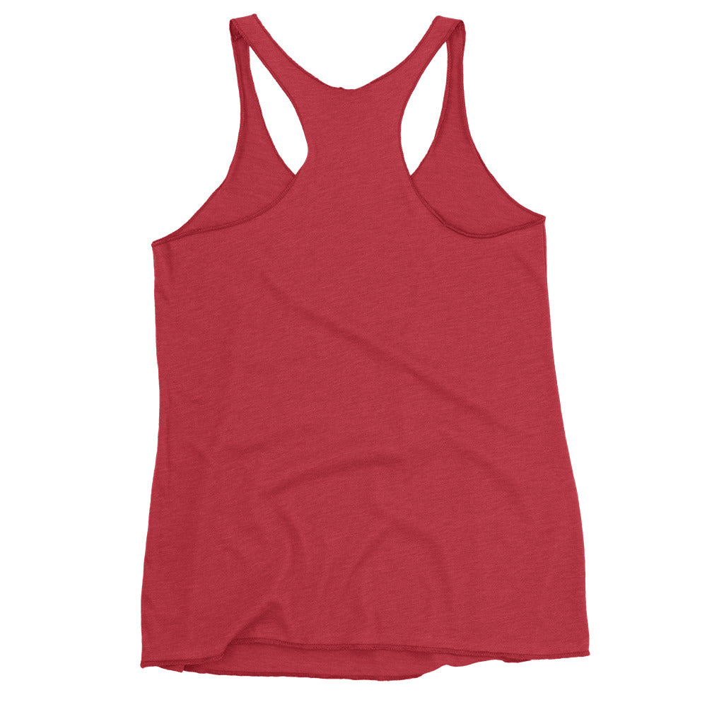 "Ich bin geteilt" Art Damen Racerback Tank